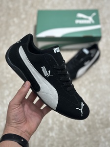 Puma shoes black gold