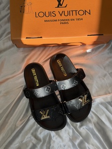 Louis Vuitton slipper - black Lv