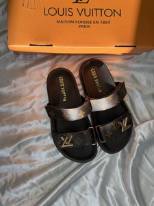 Louis Vuitton slipper - brown Lv