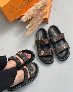 Louis Vuitton slipper - Brown Lv