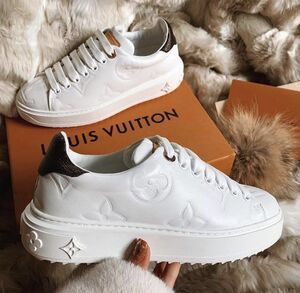 LV Shoes - White Beige