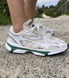Shoes. LACOSTE -  white green