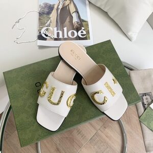 GUCCI slippers white