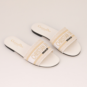 Slipper Christian Dior-white