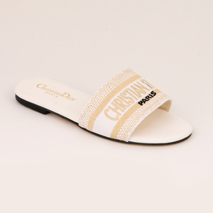 Slipper Christian Dior-white