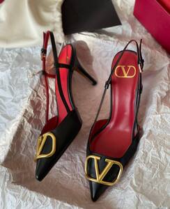 Black-red VELENTINO heels