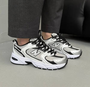 New Balance 530 White Black Shoes