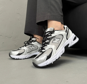 New Balance 530 White Black Shoes